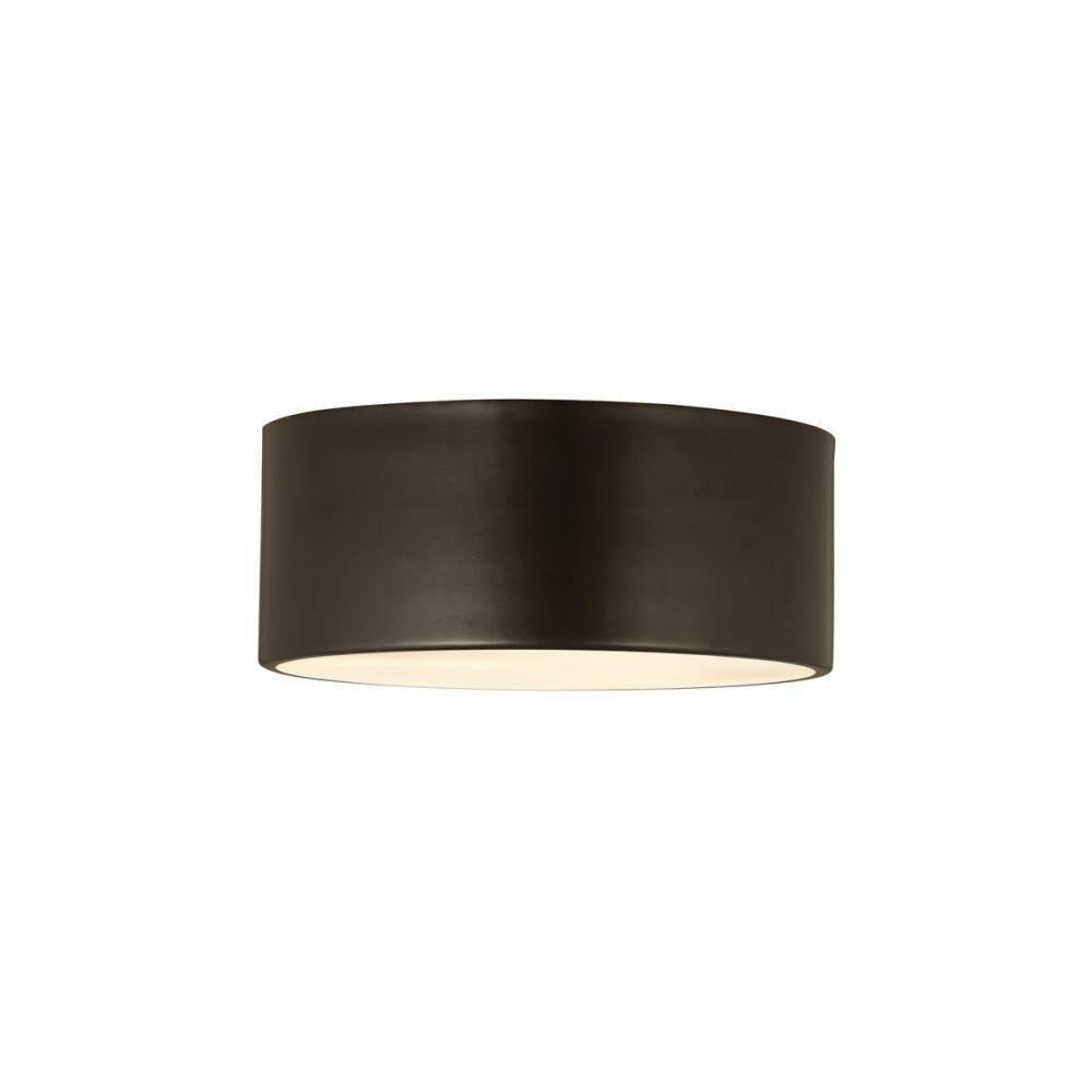 2 Light Flush Mount Light-Bronze