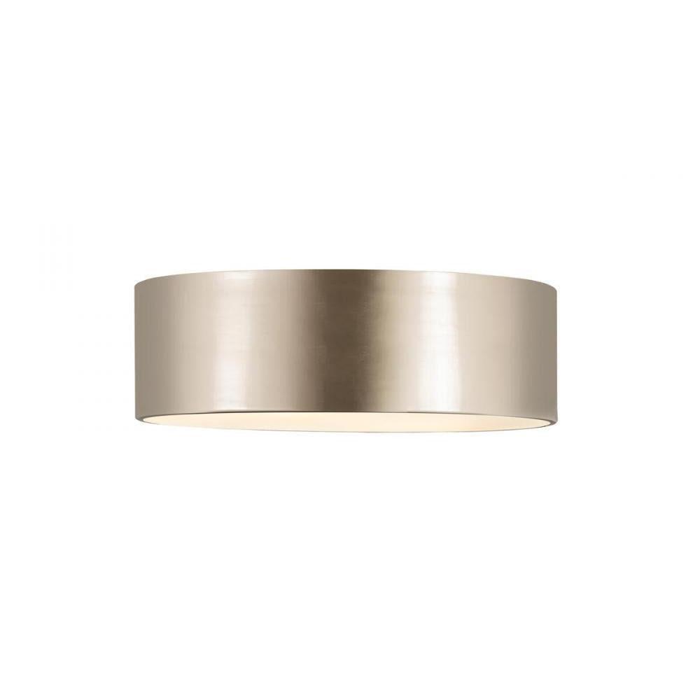 3 Light Flush Mount Light-Brushed Nickel