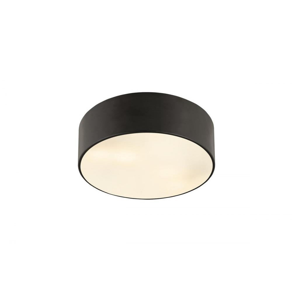 Z-Lite Lighting 2302F3-MB Flush Mount Industrial - Black