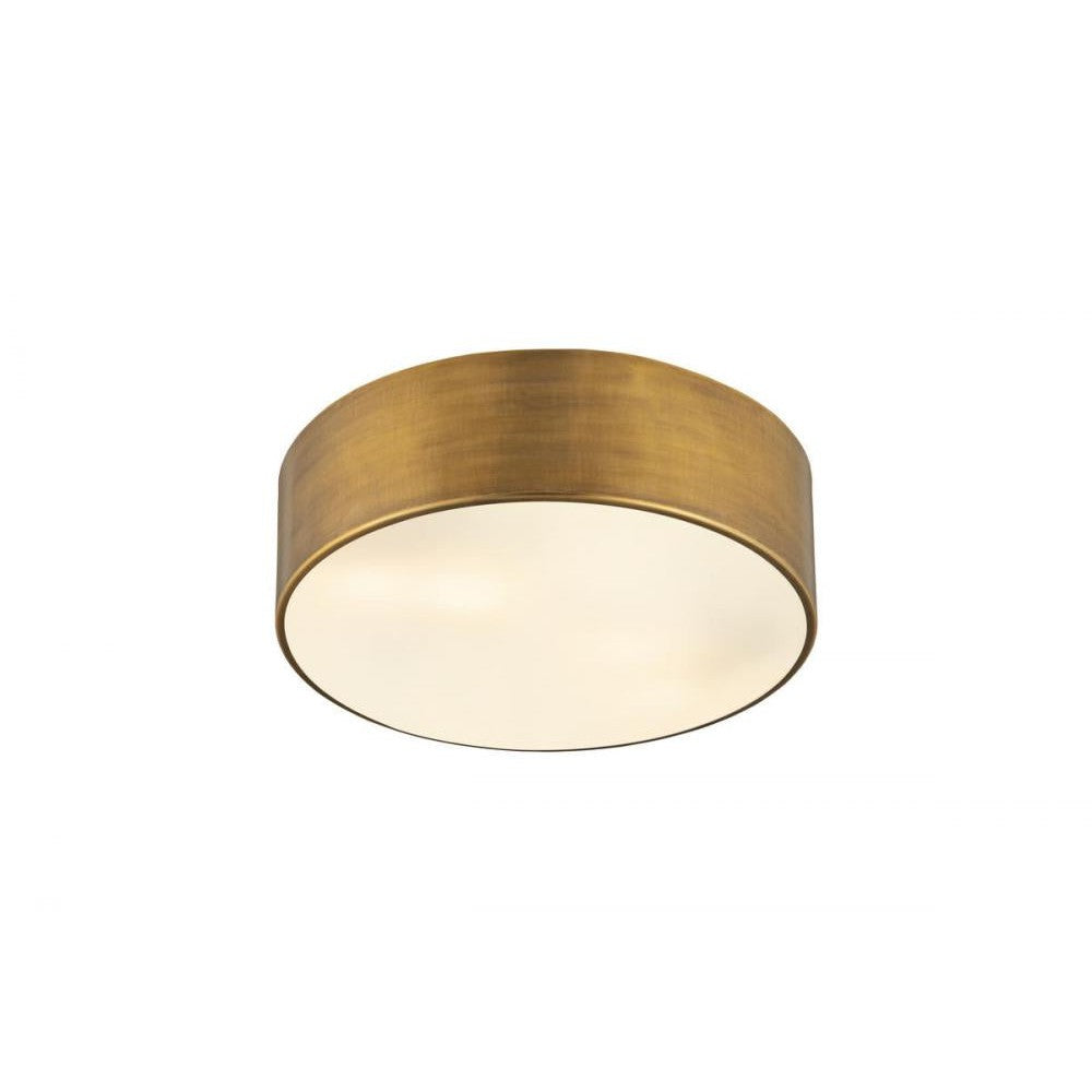 Z-Lite Lighting 2302F3-RB Flush Mount Industrial - Brass