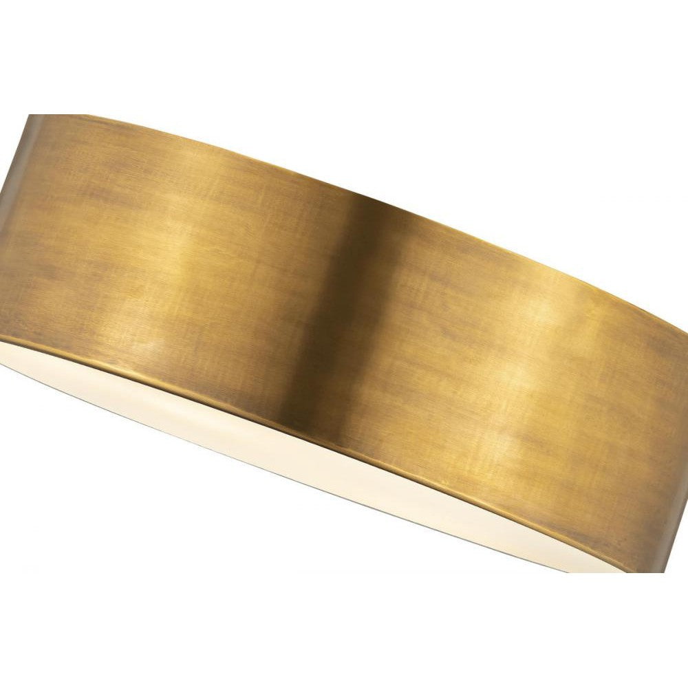 Z-Lite Lighting 2302F3-RB Flush Mount Industrial - Brass