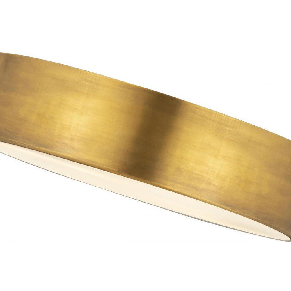 Z-Lite Lighting 2302F4-RB Flush Mount Industrial - Brass