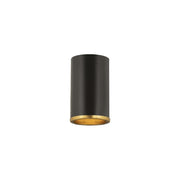 1 Light Flush Mount Light-Matte Black