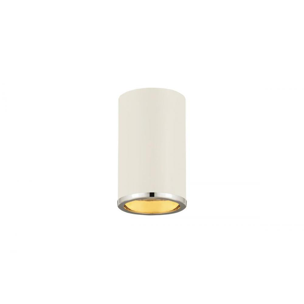 1 Light Flush Mount Light-Matte White