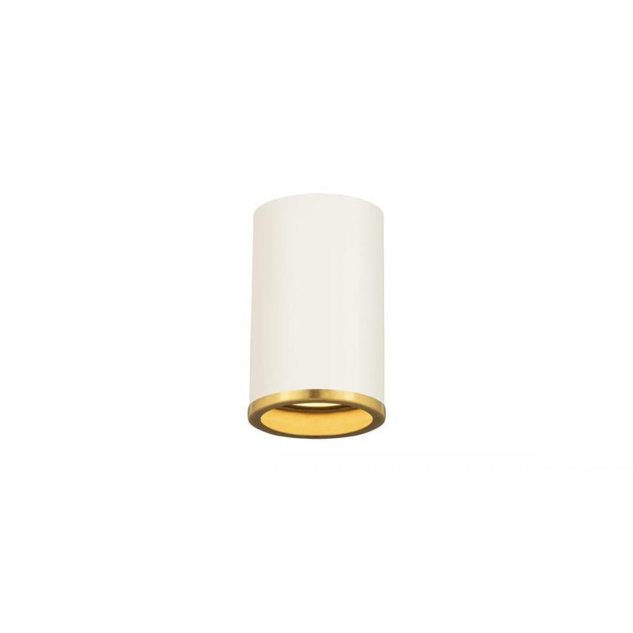 1 Light Flush Mount Light-Matte White