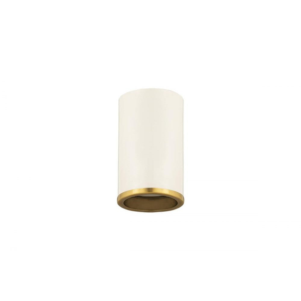 Z-Lite Lighting 2303F1-MW-RB Flush Mount Industrial - Brass