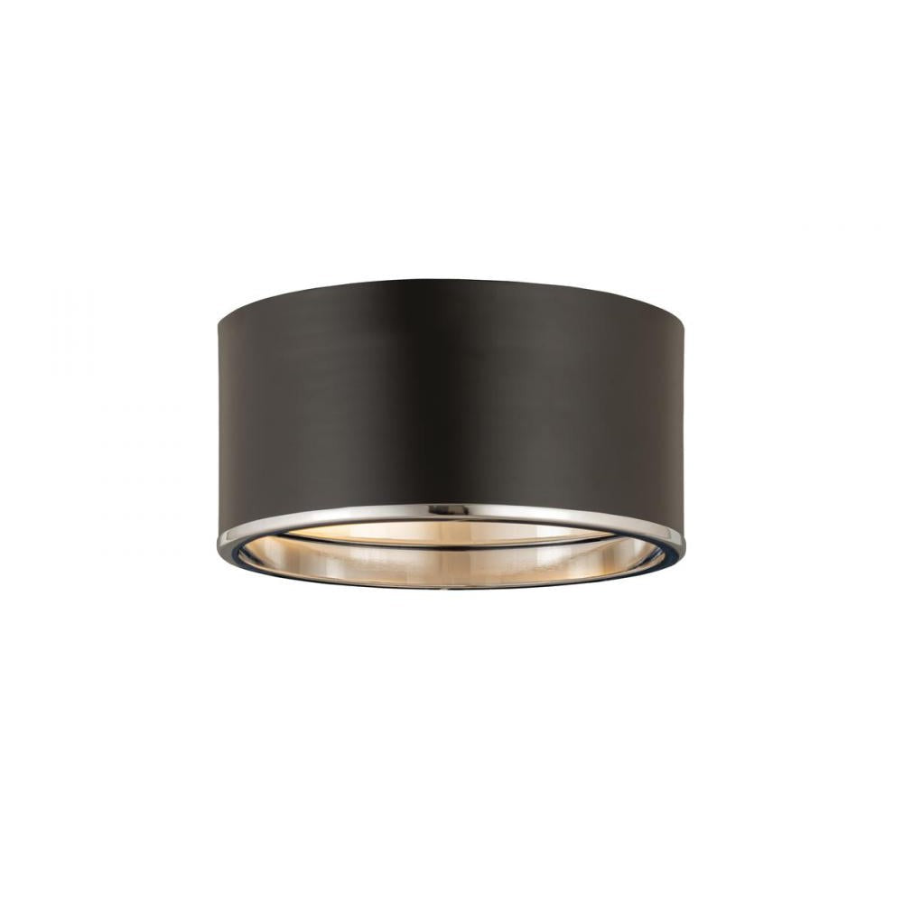 Z-Lite Lighting 2303F2-MB-CH Flush Mount Industrial - Chrome