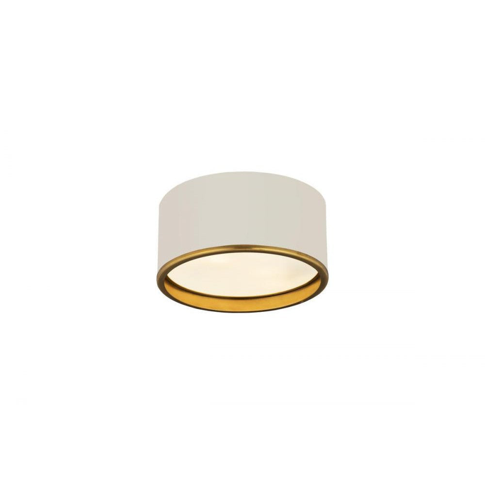 Z-Lite Lighting 2303F2-MW-RB Flush Mount Industrial - Brass