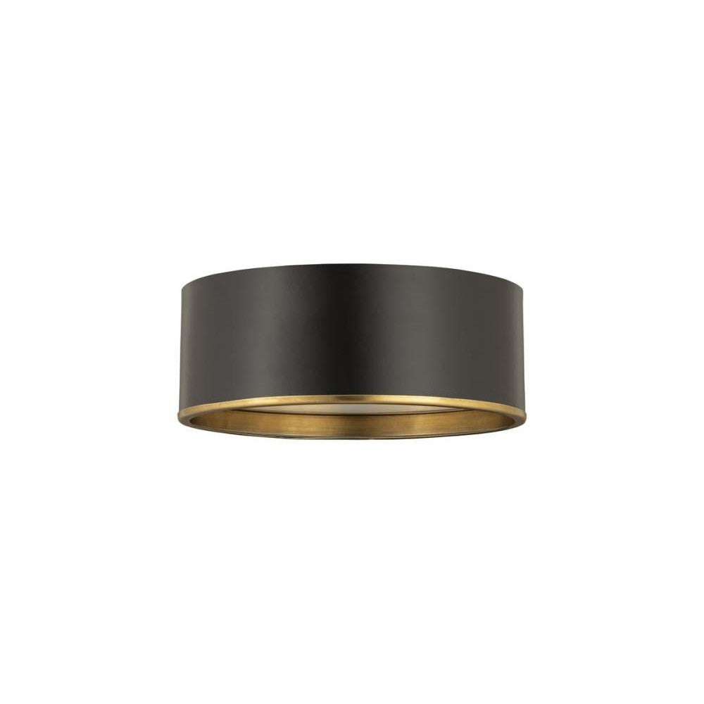 Z-Lite Lighting 2303F3-MB-RB Flush Mount Industrial - Brass