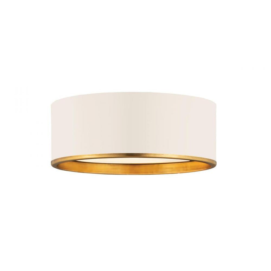 3 Light Flush Mount Light-Matte White