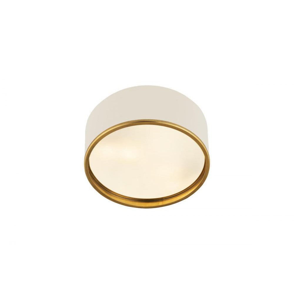 Z-Lite Lighting 2303F3-MW-RB Flush Mount Industrial - Brass