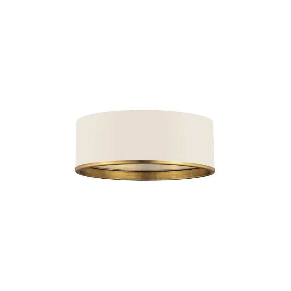 Z-Lite Lighting 2303F3-MW-RB Flush Mount Industrial - Brass