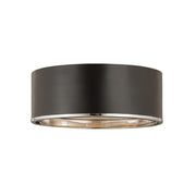 4 Light Flush Mount Light-Matte Black