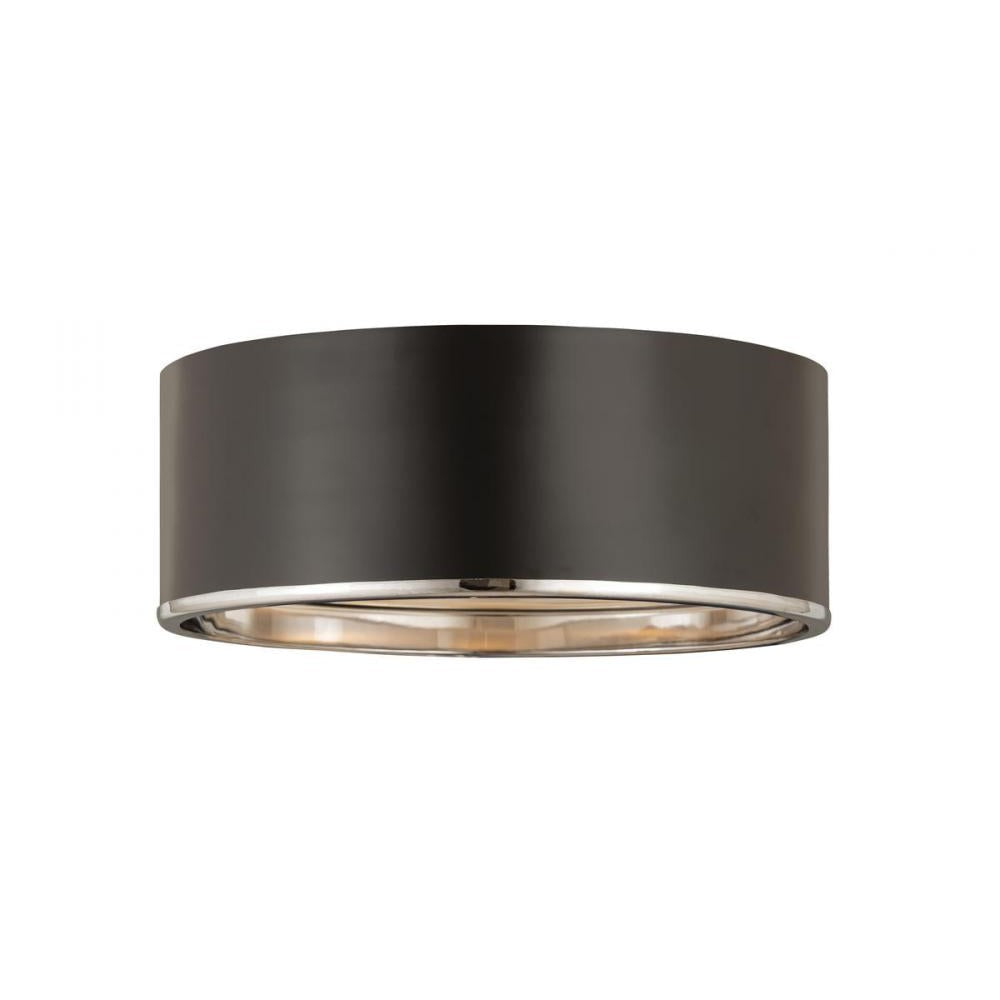 Z-Lite Lighting 2303F4-MB-CH Flush Mount Industrial - Chrome