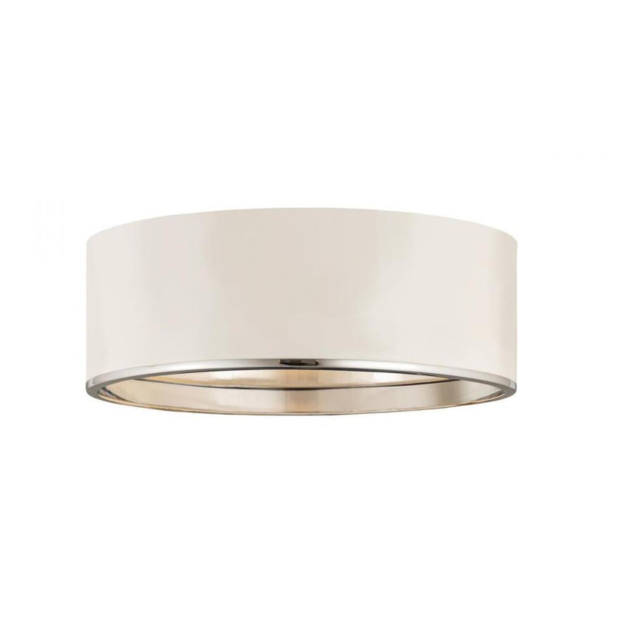 4 Light Flush Mount Light-Matte White