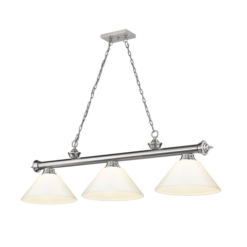 3 Light Billiard Table Light -White