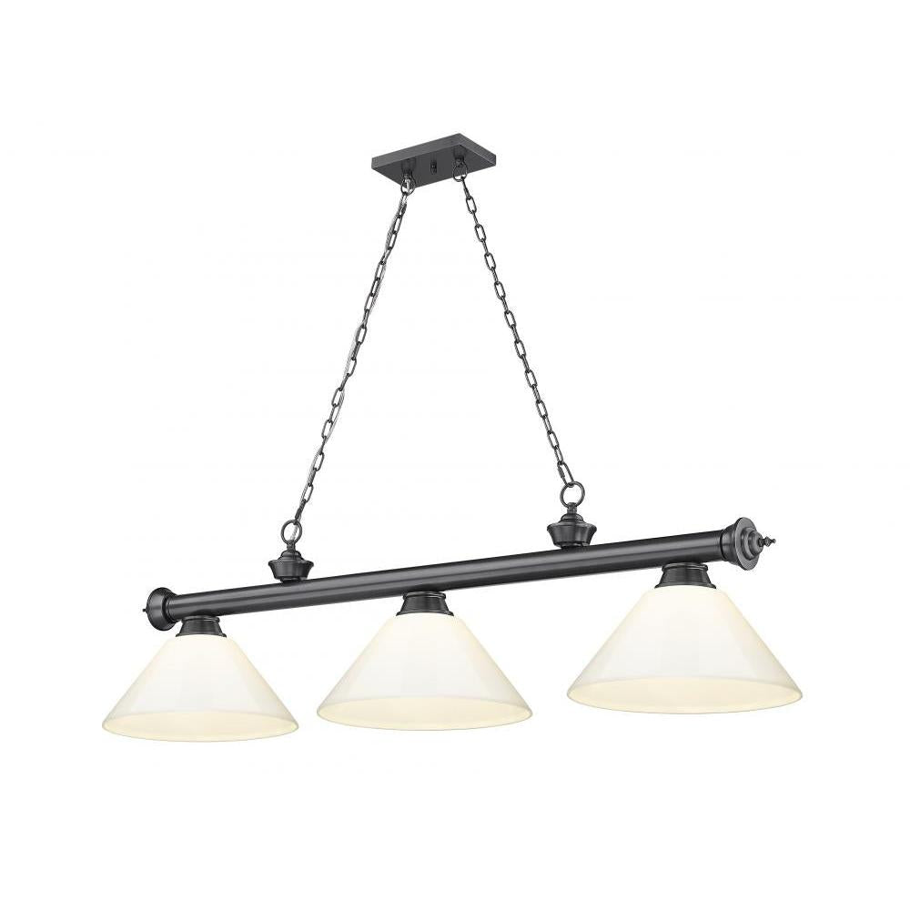 3 Light Billiard Table Light -White