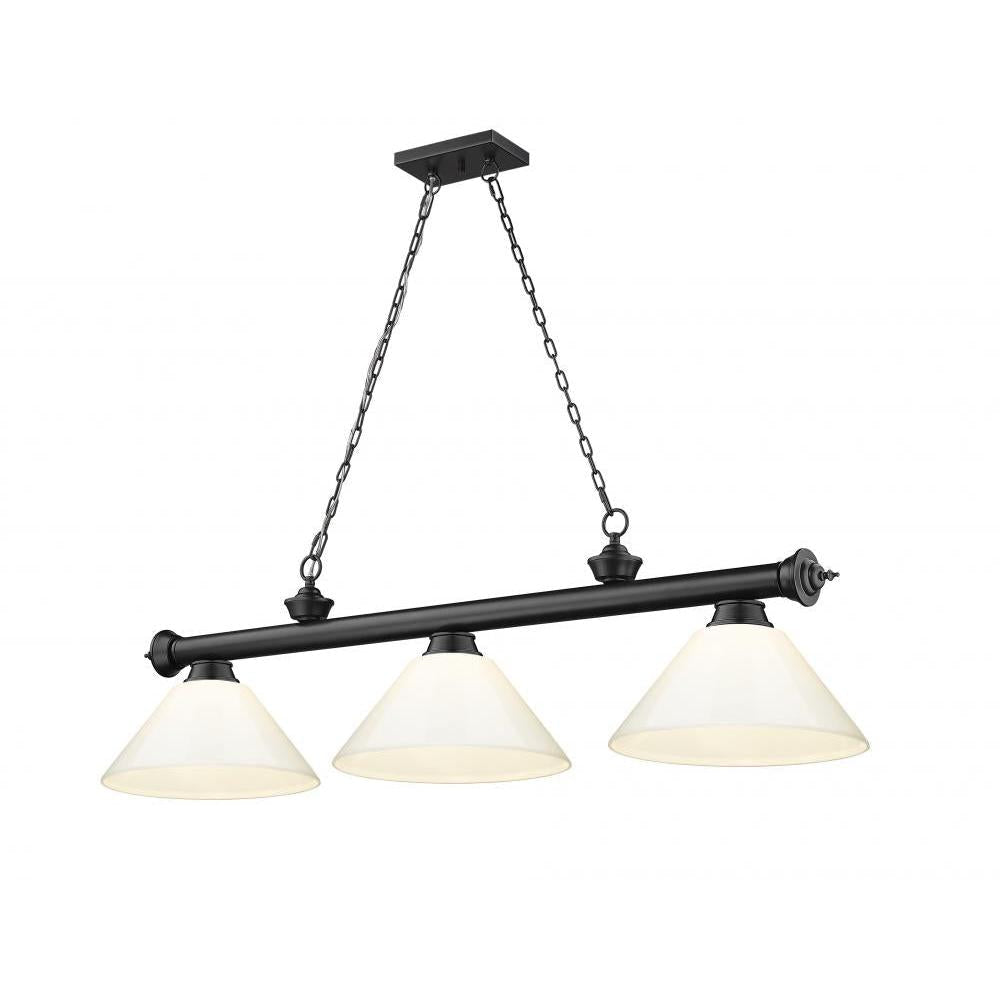 3 Light Billiard Table Light -White