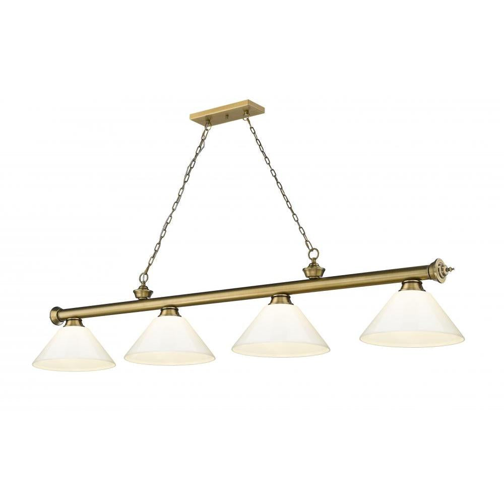 4 Light Billiard Table Light -White