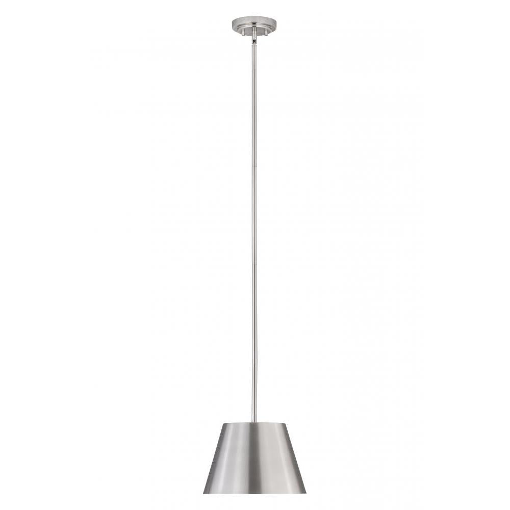 1 Light Pendant-Brushed Nickel