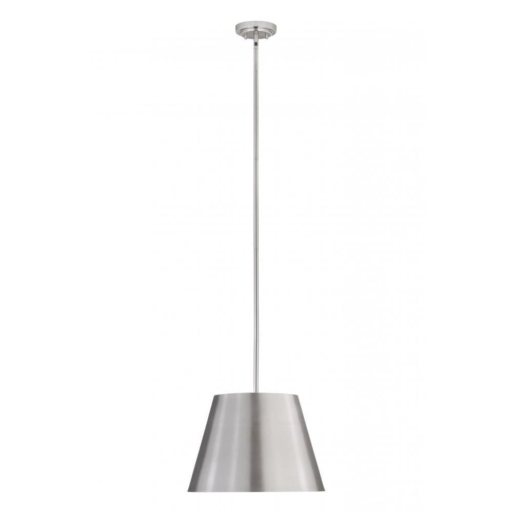 1 Light Pendant-Brushed Nickel