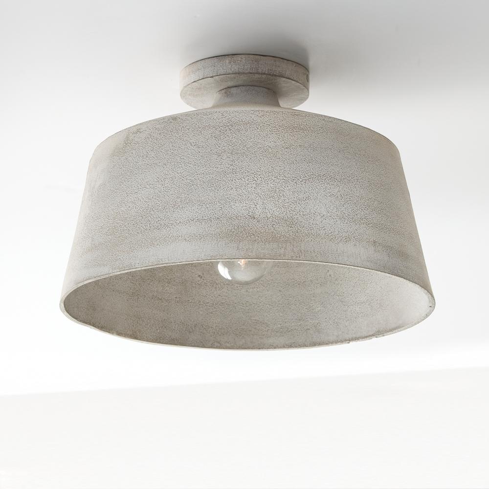 Capital Lighting QUARRY 235311SC Semi Flush Mt Modern - Stucco