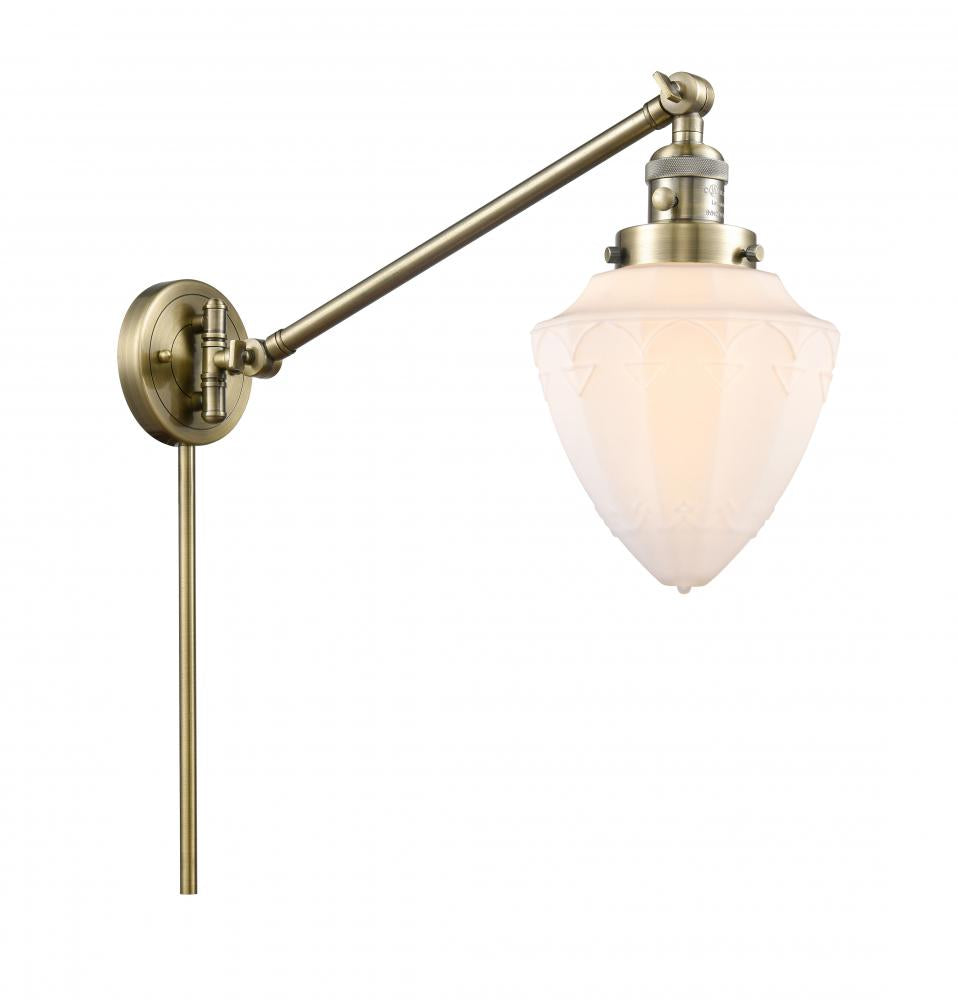 Innovations Lighting BULLET 237-AB-G661-7 Sconce Art Deco - Brass