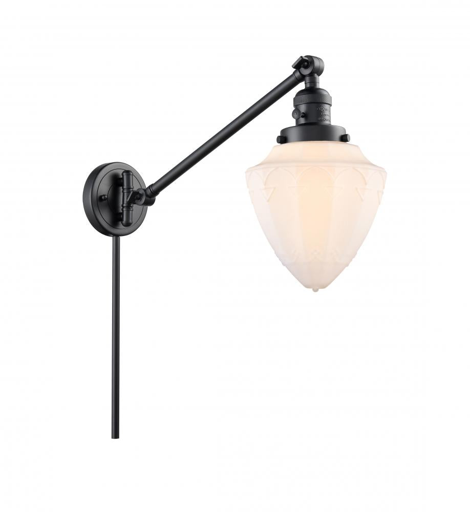 Innovations Lighting BULLET 237-BK-G661-7 Sconce Art Deco - Black