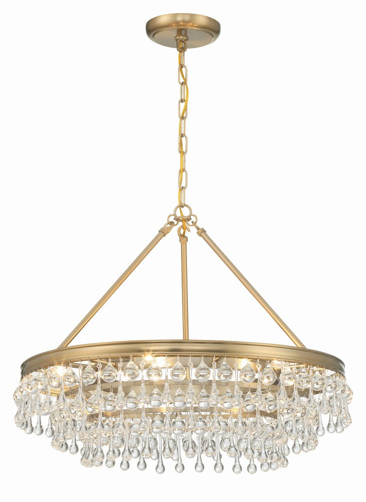 Crystorama CALYPSO 237-VG Chandelier Modern - Vibrant Gold