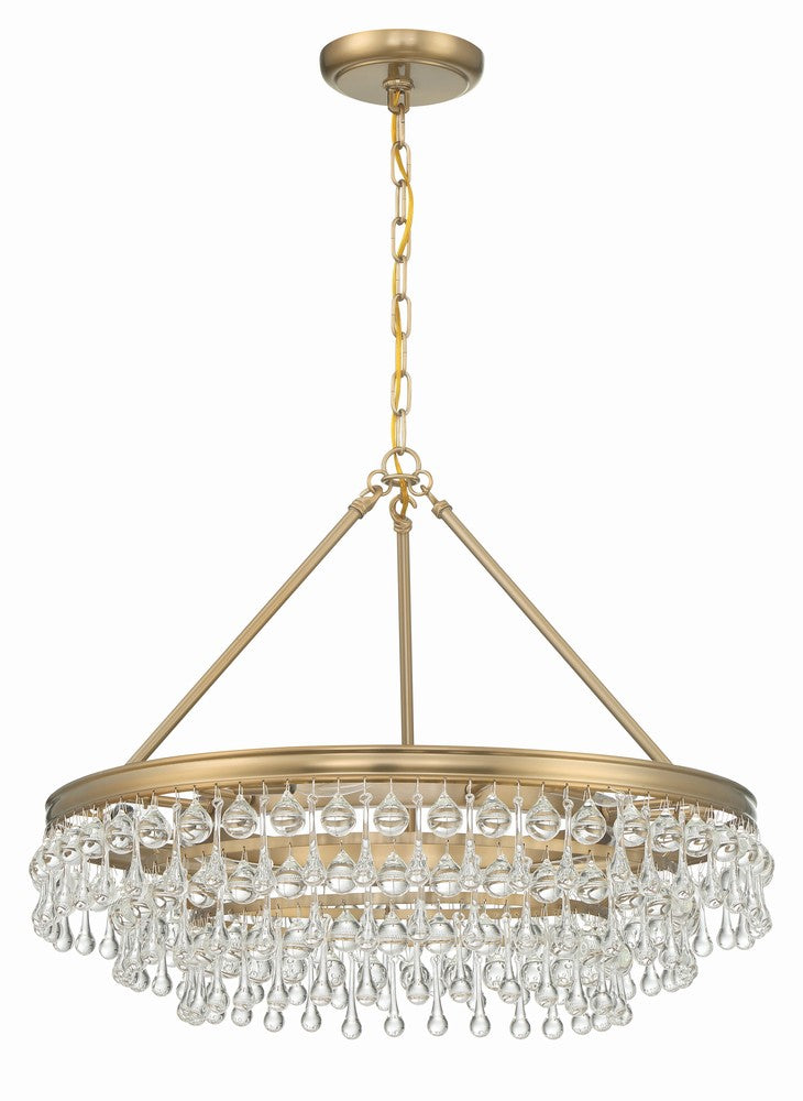 Crystorama CALYPSO 237-VG Chandelier Modern - Vibrant Gold