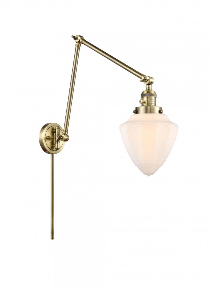 Innovations Lighting BULLET 238-AB-G661-7 Sconce Art Deco - Brass