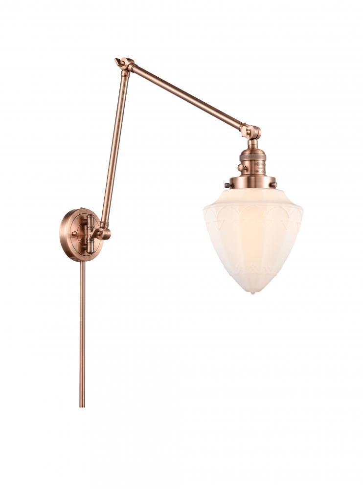 Innovations Lighting BULLET 238-AC-G661-7 Sconce Art Deco - Copper