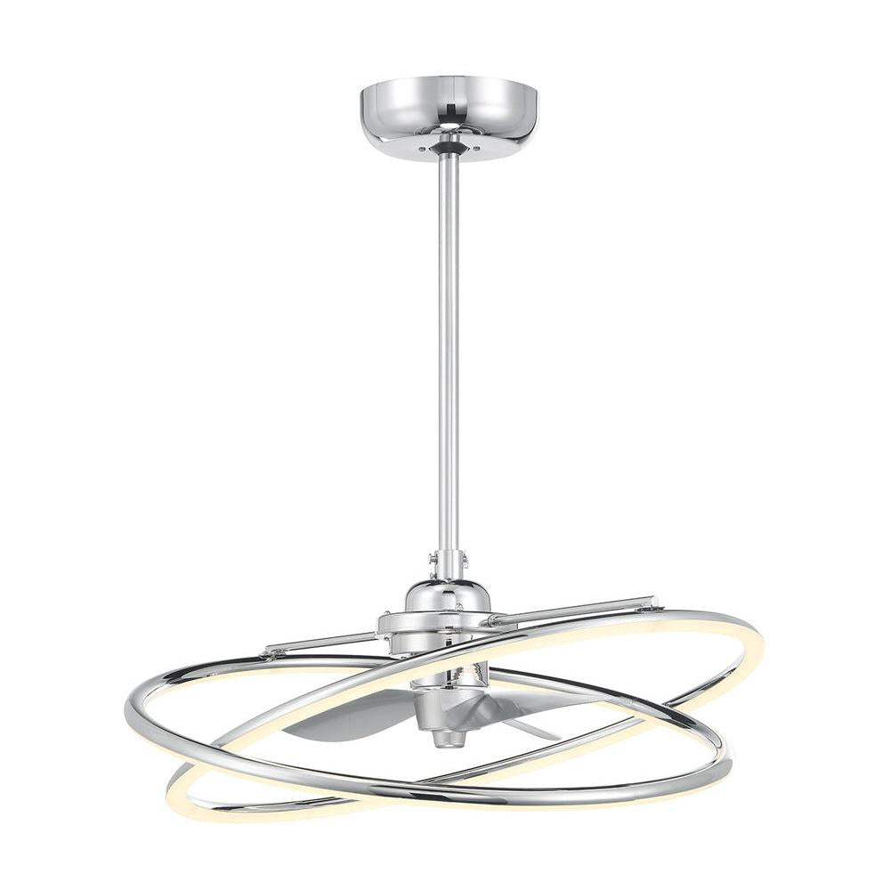 Dorado LED Fan D'Lier in Polished Chrome light