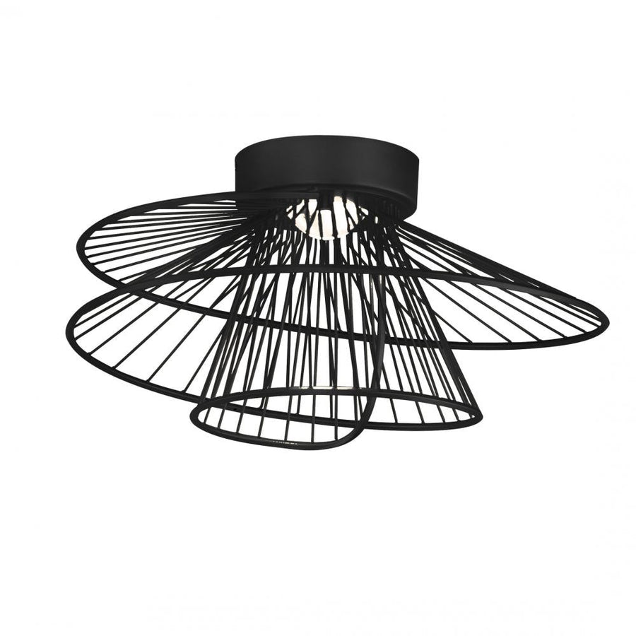 Maxim Lighting 24170BK Zeta 20 Inch Flush Mount Light – Black