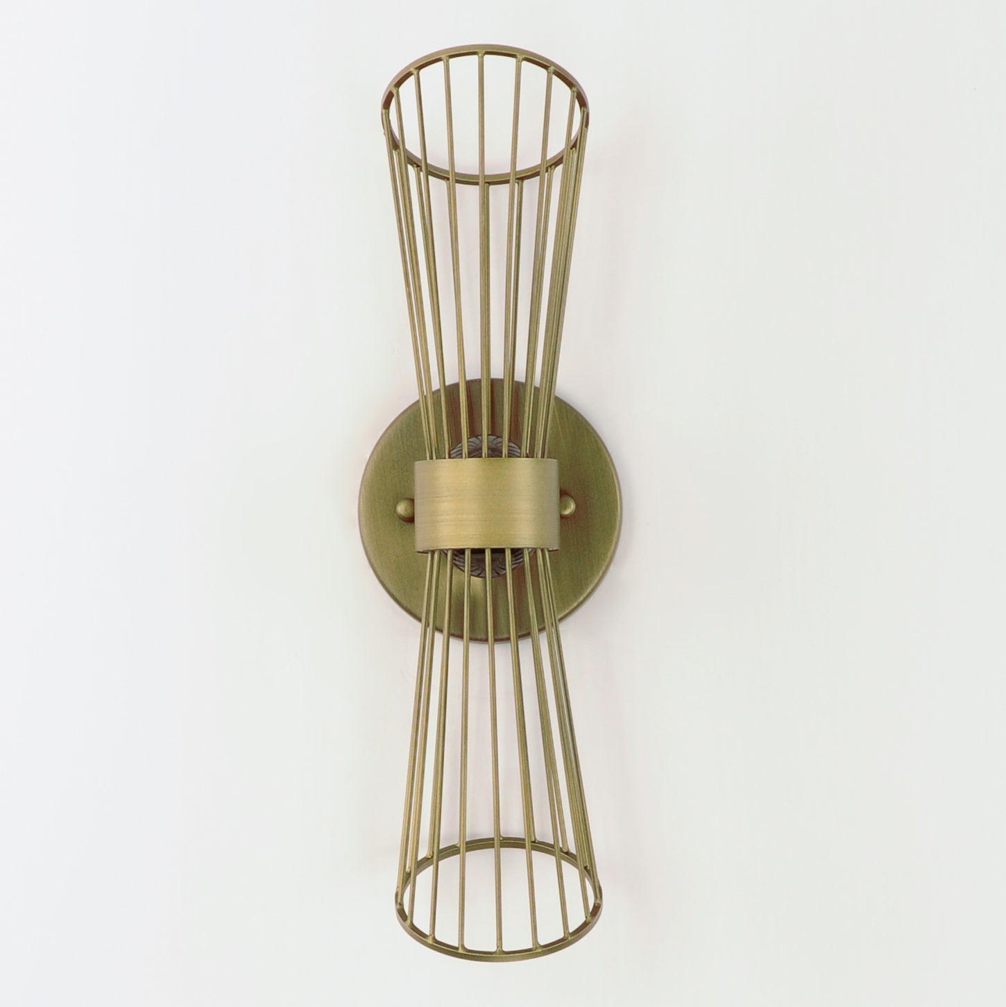 Zeta LED Wall Sconce - Natural Aged Brass