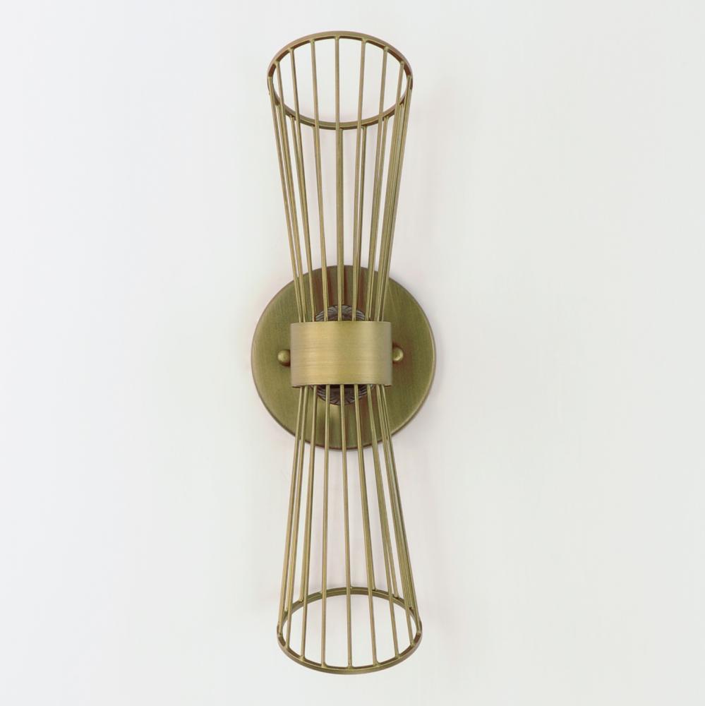 Maxim Lighting ZETA 24171NAB Sconce Traditional - Brass