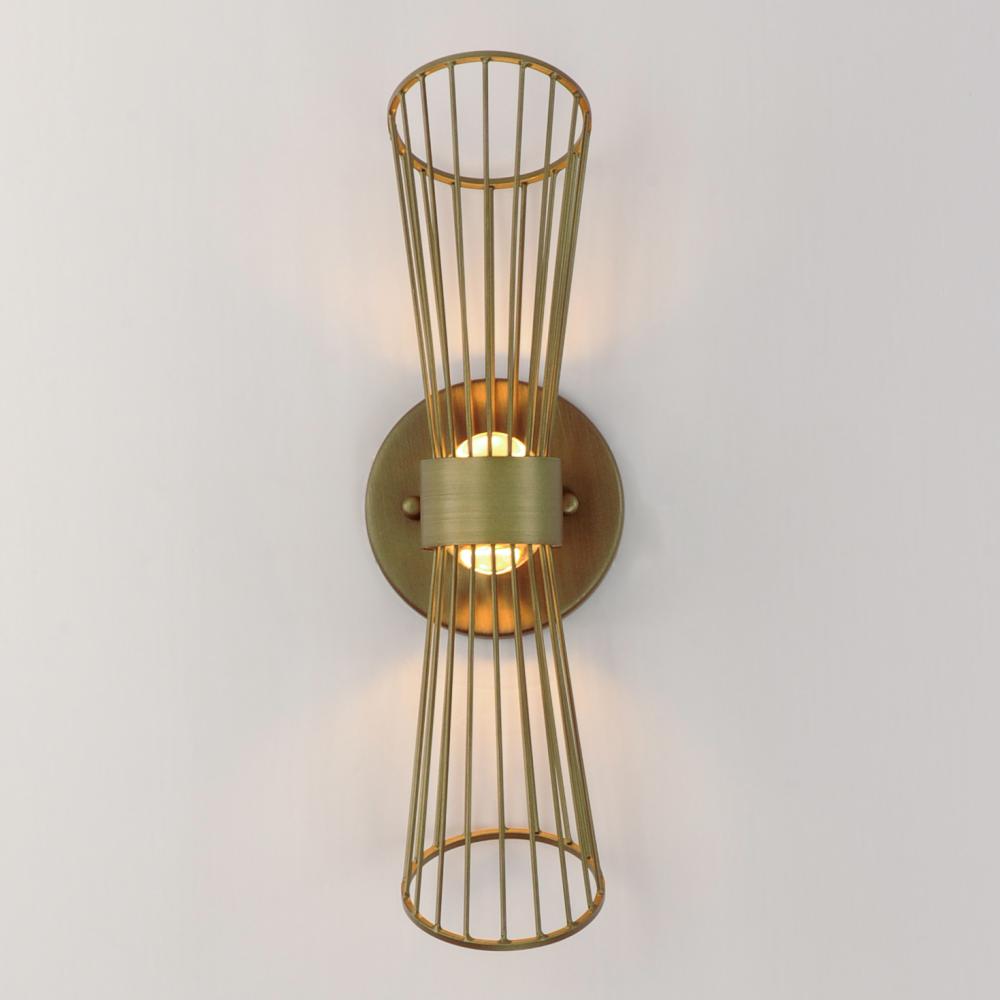 Maxim Lighting ZETA 24171NAB Sconce Traditional - Brass