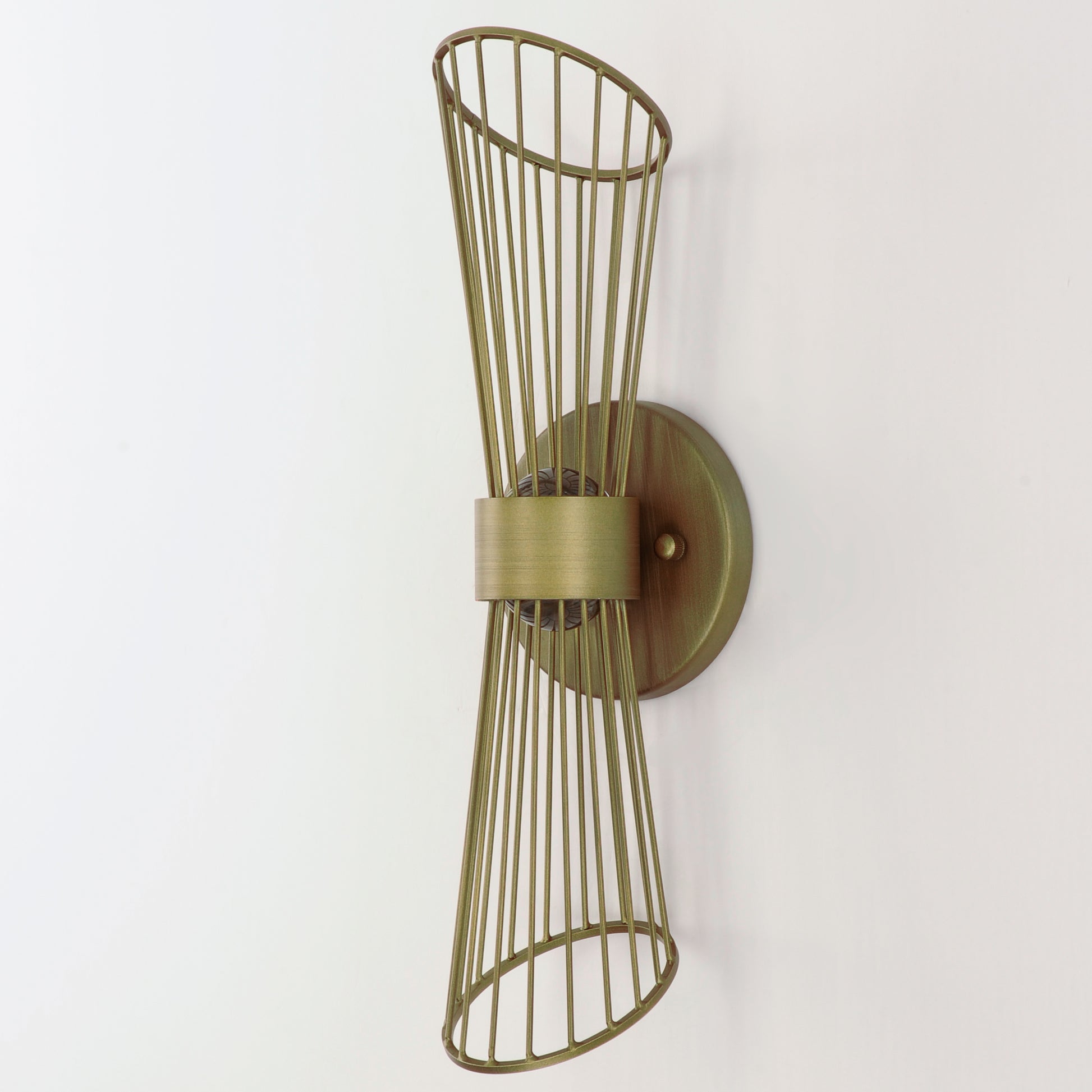 Zeta LED Wall Sconce - Natural Aged Brass