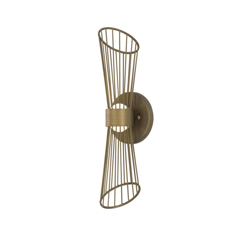 Maxim Lighting 24171NAB Zeta 4.75 Wall Sconce - Natural Aged Brass