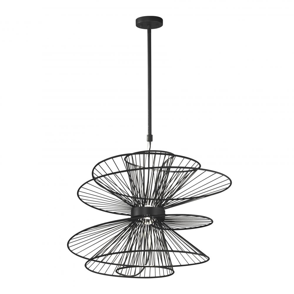 Zeta 26 Inch Pendant – Black