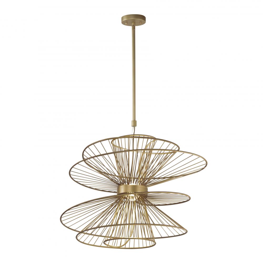 Maxim Lighting ZETA 24176NAB Pendant Traditional - Brass