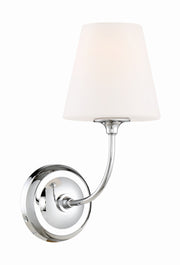 Crystorama Sylvan 2441-OP-CH – 6 Inch – 1 Light – Sconce – Polished Chrome – Damp Rated
