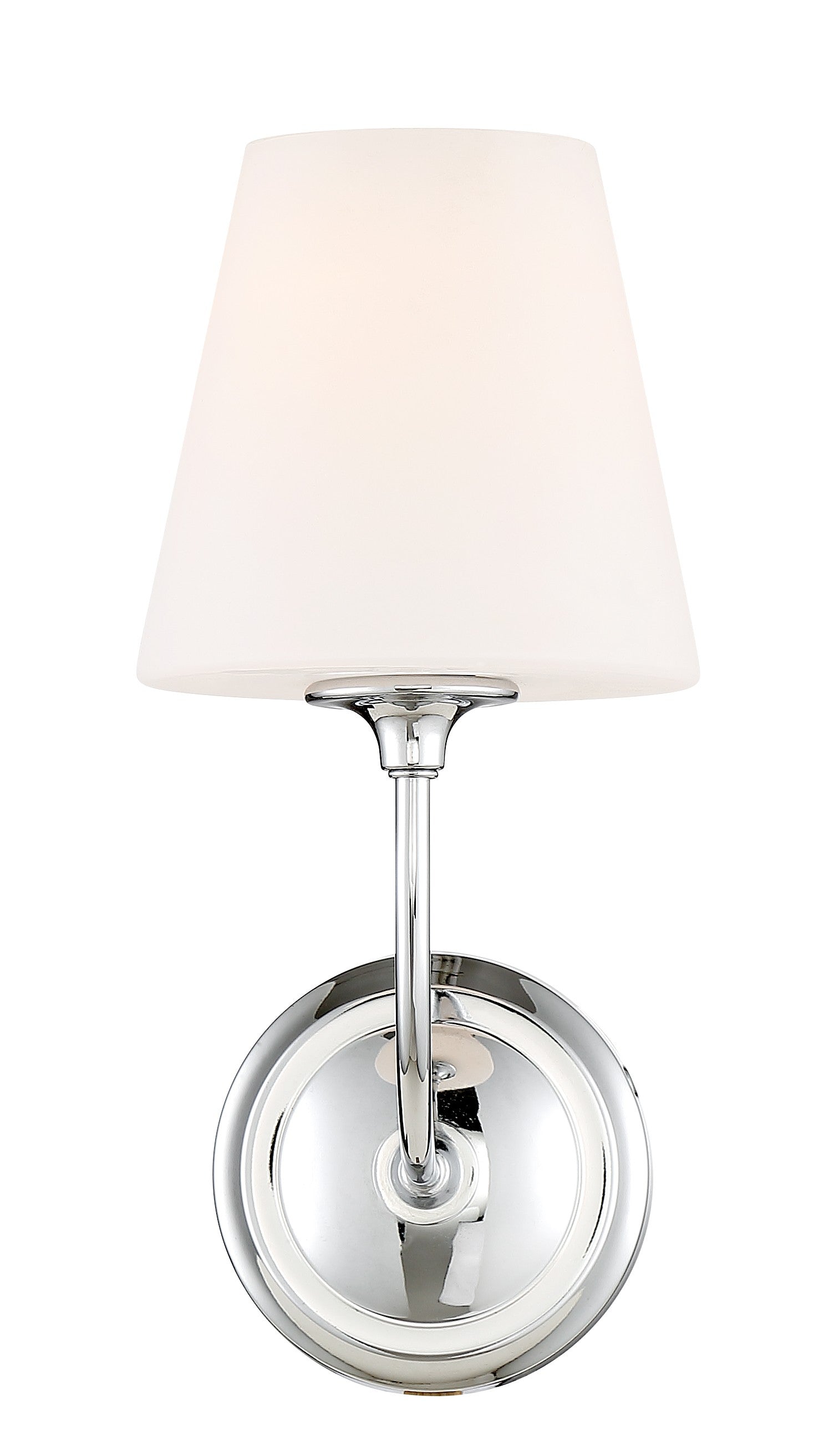 Crystorama Sylvan 2441-OP-CH – 6 Inch – 1 Light – Sconce – Polished Chrome – Damp Rated
