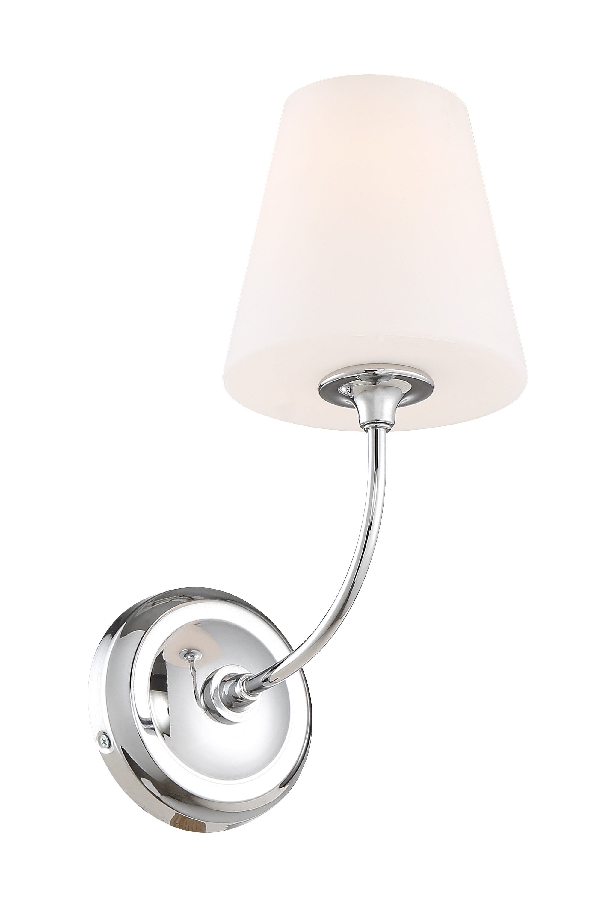 Crystorama Sylvan 2441-OP-CH – 6 Inch – 1 Light – Sconce – Polished Chrome – Damp Rated
