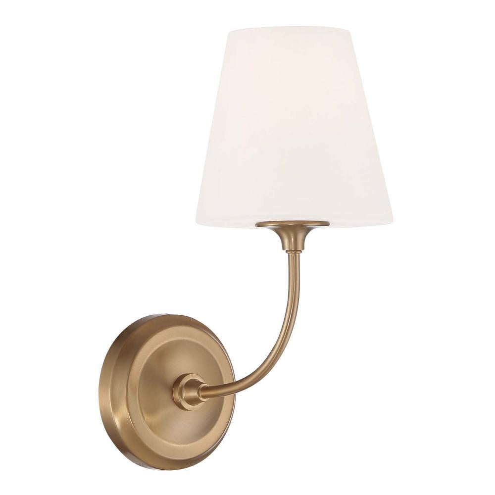 Crystorama SYLVAN 2441-OP-VG Sconce Contemporary - Vibrant Gold