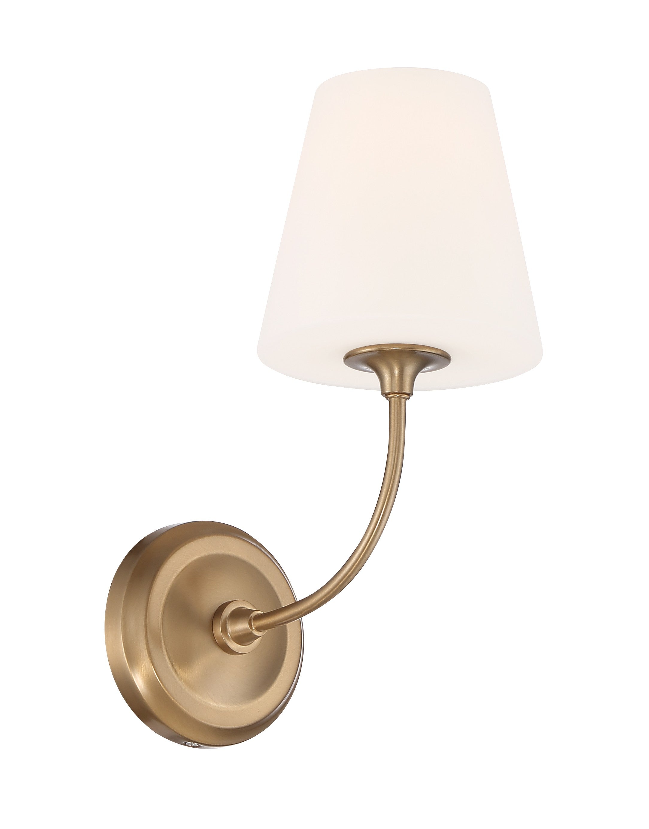 Crystorama Sylvan 2441-OP-VG – 6 Inch – 1 Light – Sconce – Vibrant Gold – Damp Rated