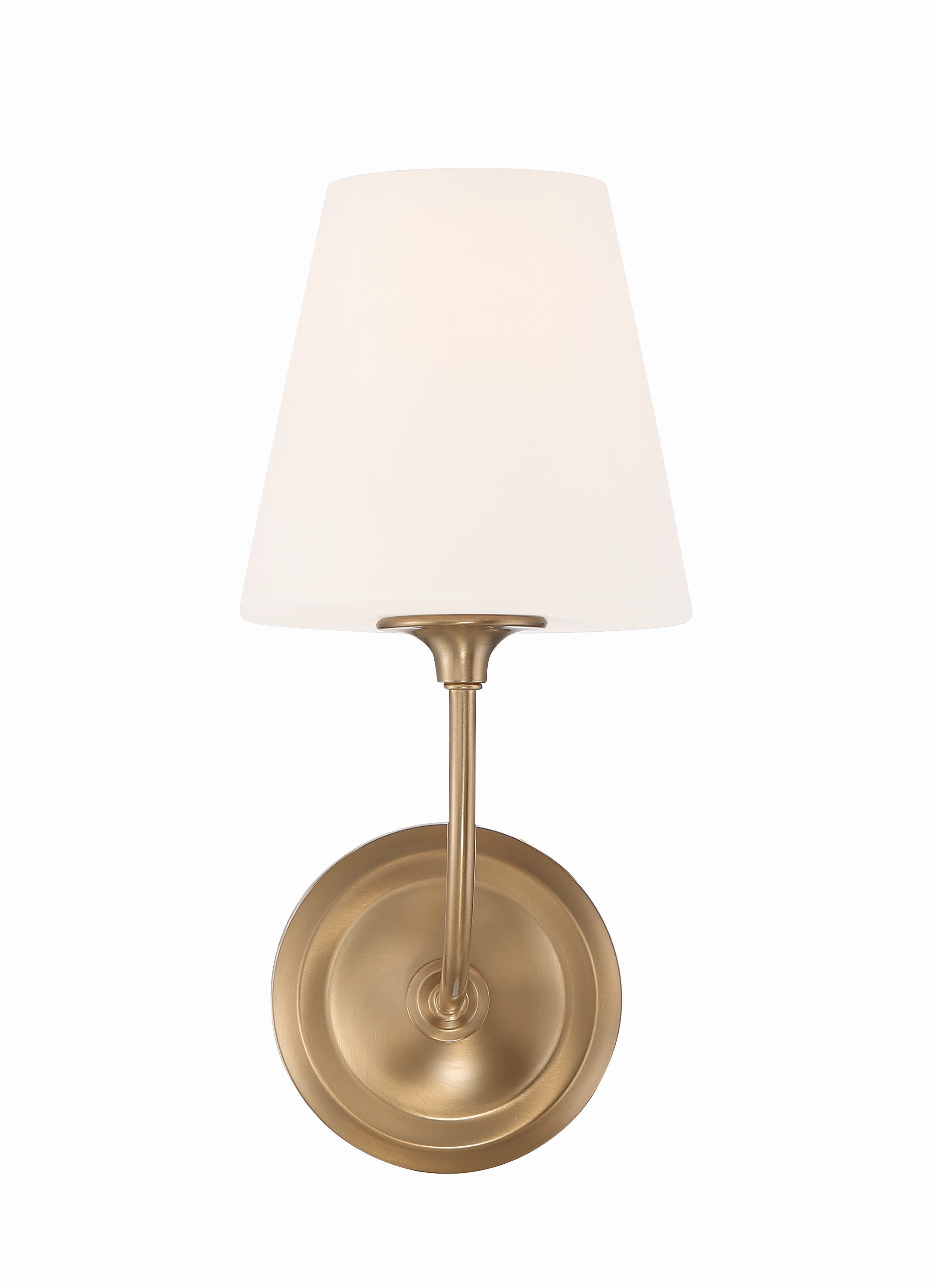 Crystorama Sylvan 2441-OP-VG – 6 Inch – 1 Light – Sconce – Vibrant Gold – Damp Rated