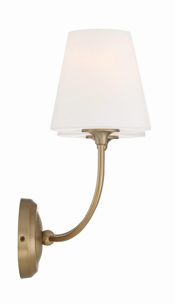 Crystorama SYLVAN 2442-OP-VG Sconce Contemporary - Vibrant Gold