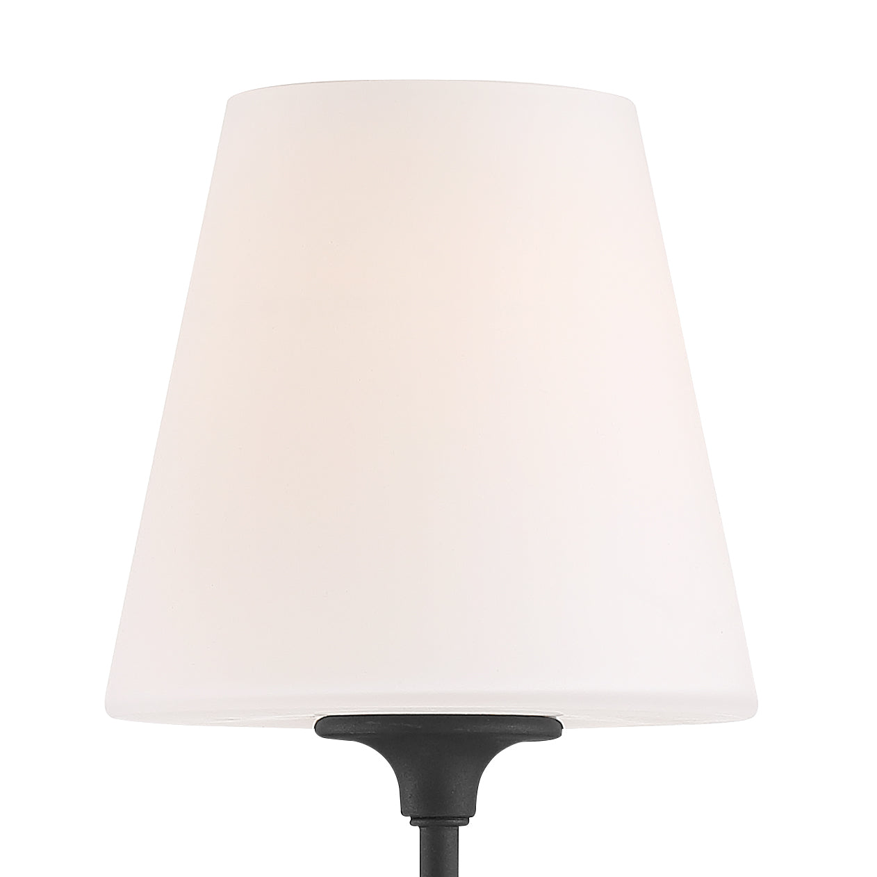 Crystorama Sylvan 2443-OP-BF – 23.25 Inch – 3 Light – Bath Vanity Light – Black Forged – Damp Rated