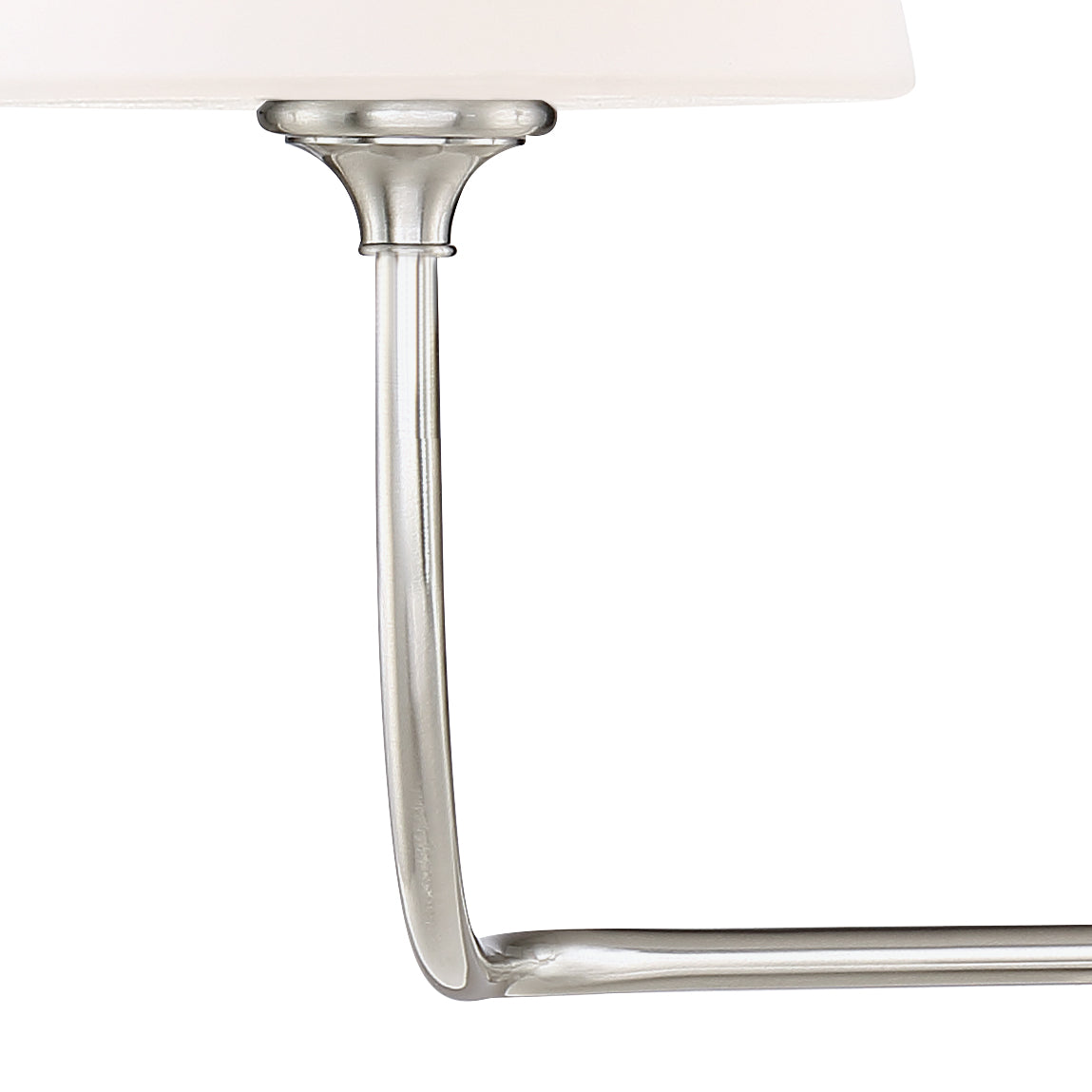 Crystorama Sylvan 2443-OP-BN – 23.25 Inch – 3 Light – Bath Vanity Light – Brushed Nickel – Damp Rated